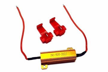Rezystor opornik do lamp kierunku kierunkowskazu LED 24V 50W
