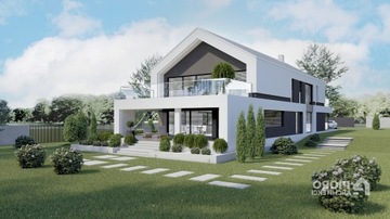 Дизайн дома Pióro Architekci-20 Зеркальная версия