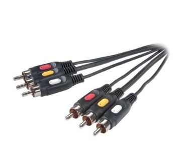 3x Cinch RCA M - 3x Cinch RCA M 2m. A/V VIVANCO