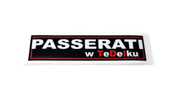 Naklejka SLAP Passerati w tedeiku VW Passat VAG