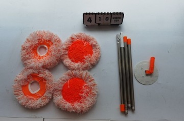 ШВАБРА ДЛЯ МЫТЬЯ ПОЛА АВТОМОБИЛЯ 4 НАЛАВКИ ШВАБРА ИЗ МИКРОФИБРЫ СЪЕМНАЯ 190СМ