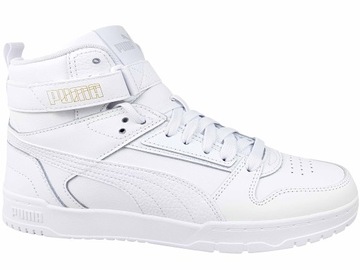 PUMA RBD GAME BUTY WYSOKIE TRAMPKI BIAŁE RZEP