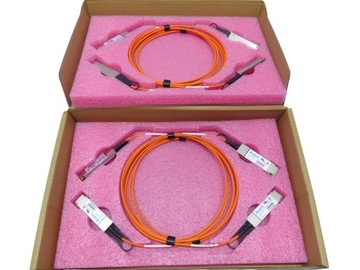 4 шт. * Кабель AOC QSFP-QSFP 40G 850 нм 2 м DELTA QAOC-10G4F1A02 40 Гбит/с
