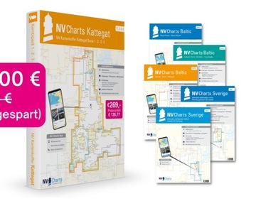 NV CHARTS BOX NORTH GERMANY TO NORWEGIAN BORDER REGION 1, 2, 3, 5.1, 5.2