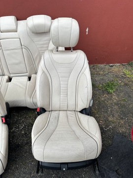 КОМПЛЕКТ СИДЕНИЙ MERCEDES W222 S-CLASS, ЛЕГКАЯ КОЖА
