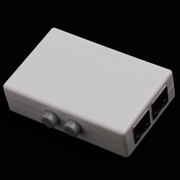 wkv-Mini 2-портовый ручной сетевой коммутатор 2в1