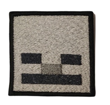Naszywka Minecraft Skelton Mojang haftowana