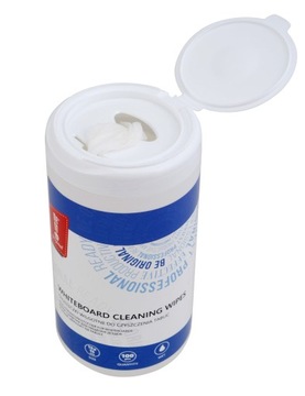 Chusteczki wilgotne do czyszczenia tablic MemoBe 15-13cm 100 szt x12