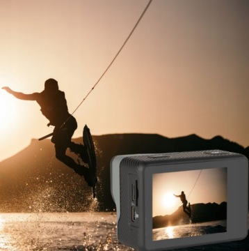ЦИФРОВАЯ СПОРТИВНАЯ ЭКШН-КАМЕРА MINI GOPRO4 С ПОДДЕРЖКОЙ Wi-Fi И РАЗРЕШЕНИЕМ 4K