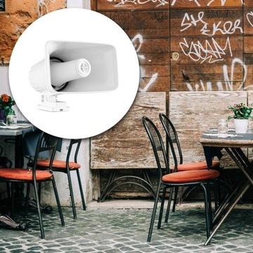 Внешний рупорный динамик 8 Ом 30 Вт белый PD