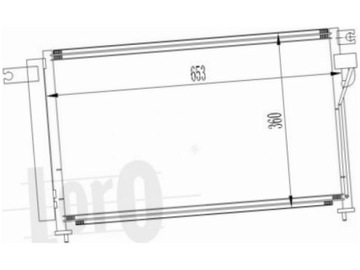 CHLADIČ KLIMATIZACE KIA RIO 1.4 1.6 CVVT 2005-