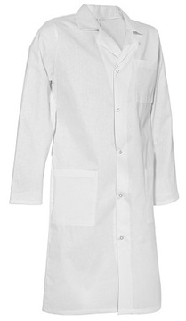 Женский медицинский лабораторный халат NAPY белого цвета из хлопка L