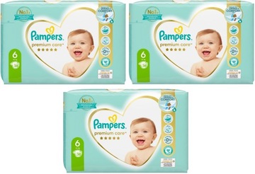 PIELUSZKI PREMIUM CARE 6 114szt PAMPERS PIELUCHY