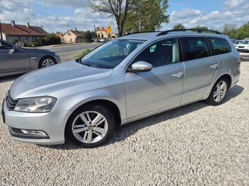 Volkswagen Passat B7 Variant 2.0 TDI CR DPF BlueMotion 140KM 2014 Volkswagen Passat PASSAT 2.0 TDI Automat Czujniki Parkowania Alu Navigacja