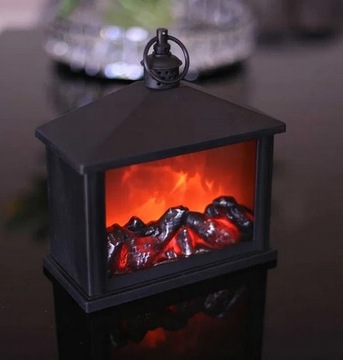 СВЕТОДИОДНЫЙ ФОНАРЬ ДЛЯ КАМИНА С ДВИЖУЩИМСЯ ПЛАМЕНЕМ