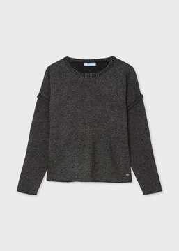 MAYORAL 7347 SWETEREK LUREX złoto czarny r.167