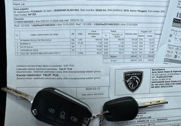Peugeot Rifter Standard 1.2 PureTech 110KM 2019 Peugeot Rifter NAVI kamera LEDY alu PISEMNA GWARANCJA w cenie Transport, zdjęcie 4