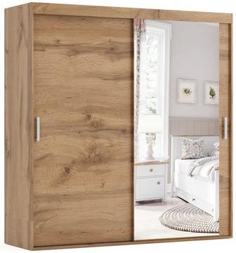 FJELL – Szafa przesuwna z lustrem 120 cm NA WYMIAR
