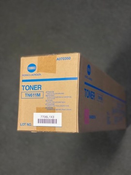 Toner Minolta TN611M magenta (czerwony) C650 TN-611M A070350 ORYGINAŁ 27000