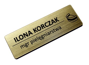 Персональный бейдж с гравировкой MAG