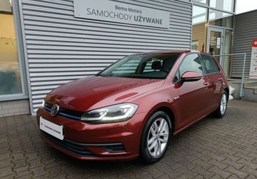 Volkswagen Golf VII Hatchback 3d Facelifting 1.5 TSI BMT 130KM 2019 Volkswagen Golf 1.5 TSI 130KM Trendline SalonPL Serwisowany Iwl. Vat-Marza, zdjęcie 2