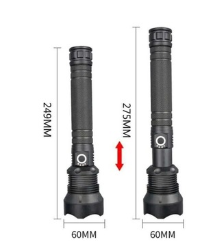 МЕГА МОЩНЫЙ ТАКТИЧЕСКИЙ СВЕТОДИОДНЫЙ ФОНАРЬ С USB АККУМУЛЯТОРОМ