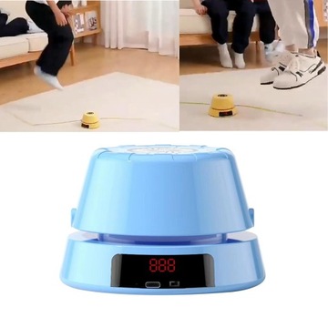 Elektryczna skakanka regulowana niebieska