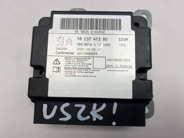 PEUGEOT 208 II MODUŁ SENSOR PODUSZEK 9823741380