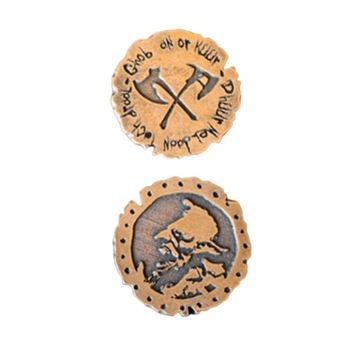 НАБОР ИЗ 24 МОНЕТ ГОБЛИНОВ МЕТАЛЛИЧЕСКИХ РПГ РПГ