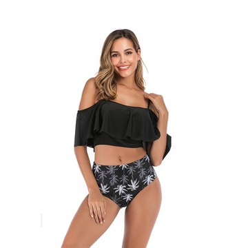STRÓJ KĄPIELOWY BIKINI HISZPANKA wysoki stan S