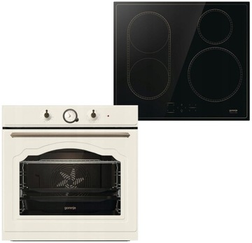 Zestaw RETRO GORENJE BOS67372CLI + GI6421CLBSC Linia Classico Kolor kremowy