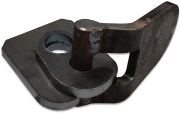 Нижняя петля сплошная, диаметр нижнего бокового отверстия 22.