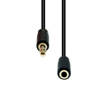 Kabel ProXtend Mini-Jack 4-Pin Slim 10mm Czarny