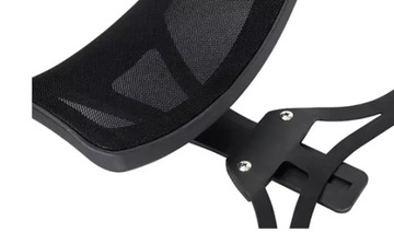 Krzesło do wizażu | makijażu | składane | CZARNE Z ZAGŁÓWKIEM