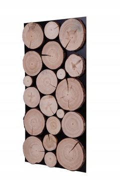 PANELE DEKORACYJNE AŻUROWE, PLASTRY SOSNOWE 4SZT