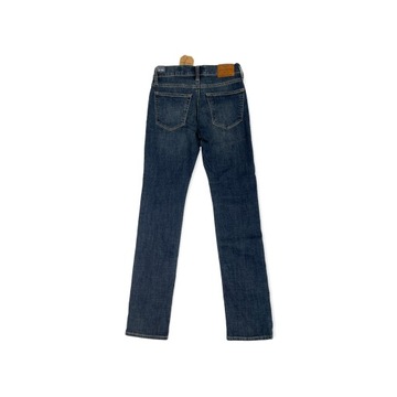 Jeansowe granatowe spodnie damskie LUCKY BRAND XS