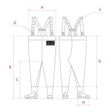 STRONG PROS вейдерсы для рыбалки размер 41