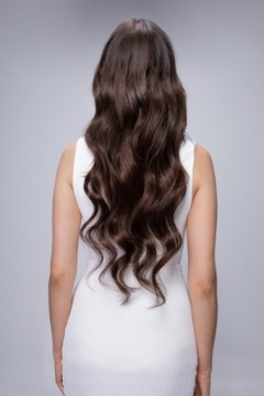 CLIP IN HAIR Натуральные волосы для наращивания 60 см 130 г #1B