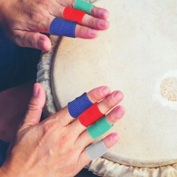 10 шт. Эфирный барабан с рукавами для пальцев Эфирный барабан