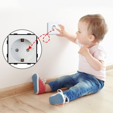 Розетка TUYA Smart ZigBee + белая стеклянная рамка RTX