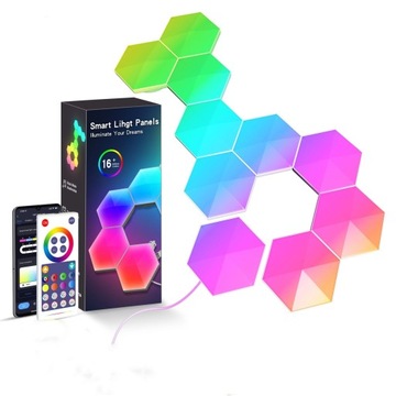 10x Oświetlenie Dotykowe LED RGB Bluetooth Do Gier