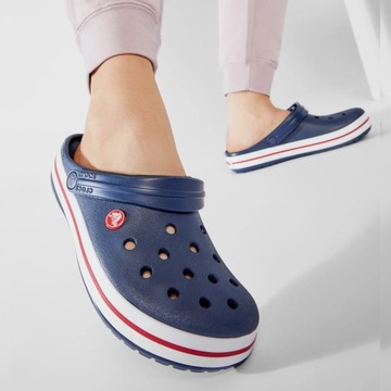 DAMSKIE SPORTOWE CHODAKI CROCS CROCBAND 11016 WYGODNE KLAPKI KROKSY r 36-37