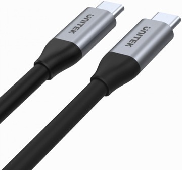 Кабель Unitek USB-C — USB-C, 10 Гбит/с, 4K, 60 Гц, 20 В/5 А, 100 Вт