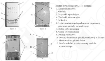 Домофон на две семьи EURA ADP-47A3