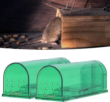 2x СПАСАТЕЛЬНАЯ ЛОВУШКА ДЛЯ МЫШЕЛОВКИ ДЛЯ ГРЫЗУНОВ ГУМАНИТАРНАЯ ЛОВУШКА