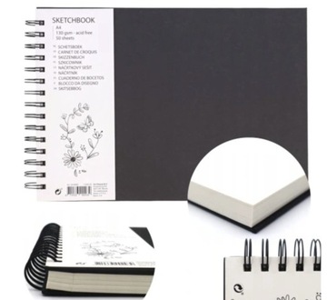 Szkicownik Sketchbook A3 50 szt. do rysunku duży format A3 do rysowania