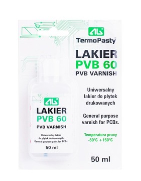 AG TERMOPASTY LAKIER PVB 60 DO PŁYTEK 50ML