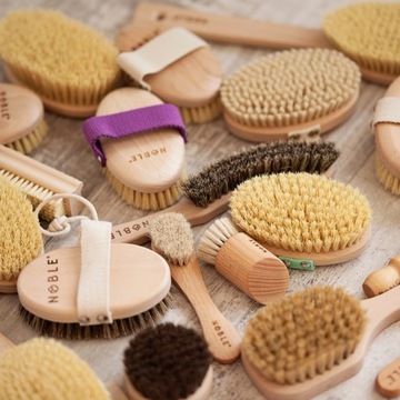 Щетка для волос с мягкой козьей щетиной для детей, благородная