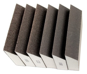 АБРАЗИВНАЯ ГУБКА ЖЕСТКАЯ, УГЛОВАЯ, УГЛОВАЯ, гр 120