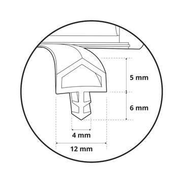 Уплотнитель для дверей и окон 90м STD05 коричневый